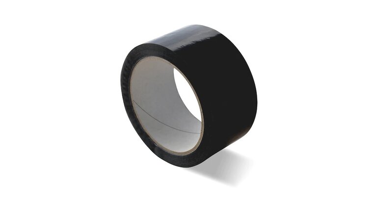 Schwarz, Klebeband, Rolle